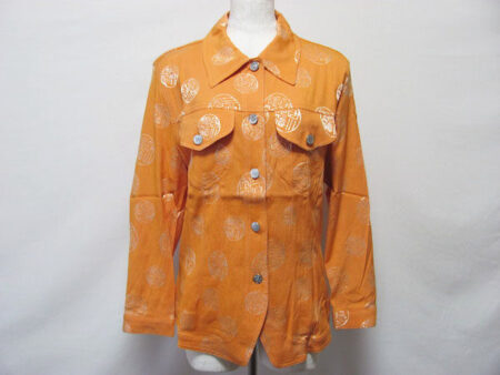 ぴかぴか光るオレンジがおしゃれ！ケンゾーのジャケットを買取しました