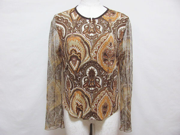 エキゾチックな雰囲気に 伊太利屋のカーディガンを買取しました