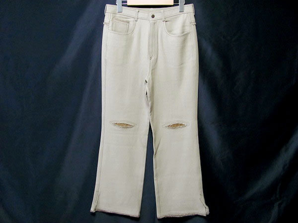 ダメージ風だけれどシックに決まる 伊太利屋のパンツを買取しました