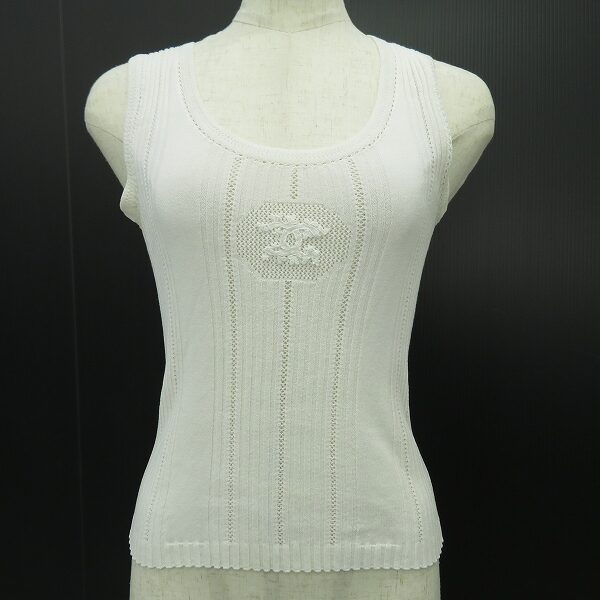 しっとり吸いつくような柔らかさ シャネルのタンクトップを買取しました