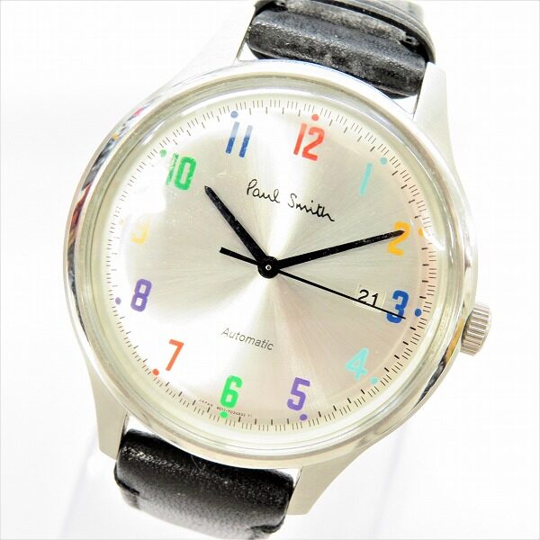ポップな文字盤 ポールスミスの腕時計を買取しました