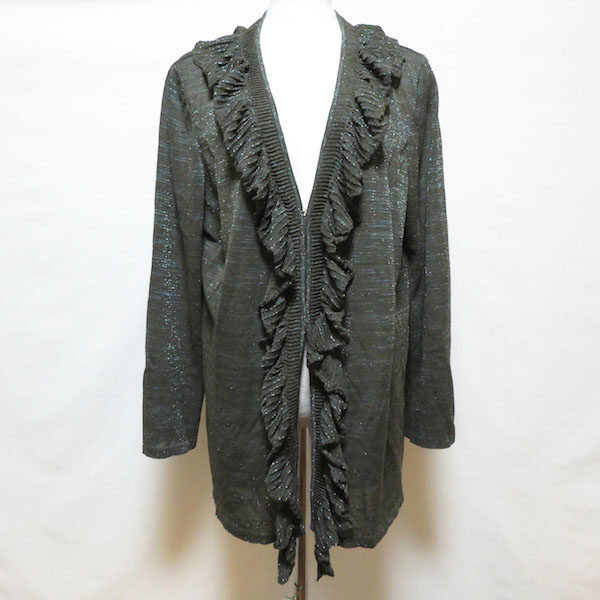 奥ゆかしいフリルが素敵 スティゾーリのカーディガンを買取しました