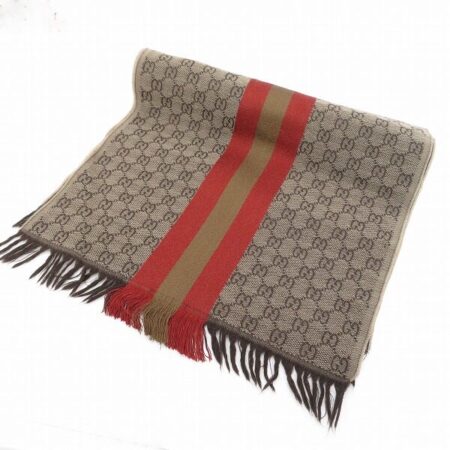 羽織にもひざ掛けにも大活躍 グッチのマフラーを買取しました