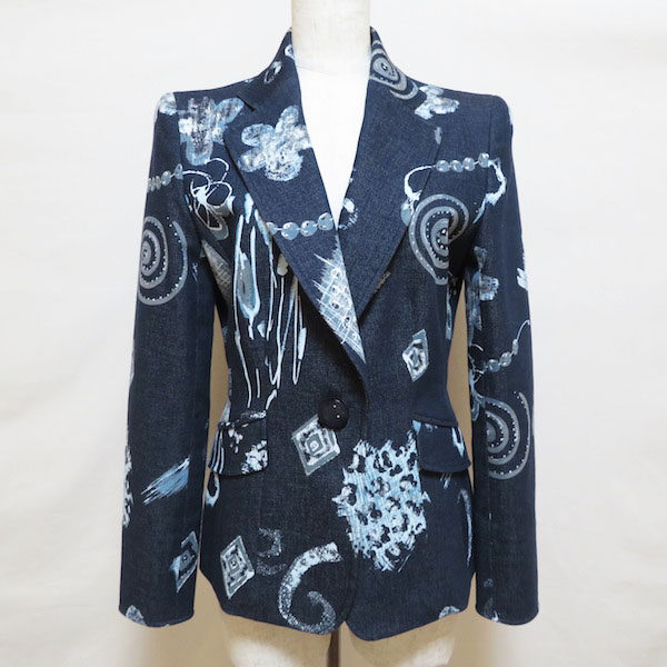 スリムなデザインが上品 イネス 銀座マギーのジャケットを買取しました