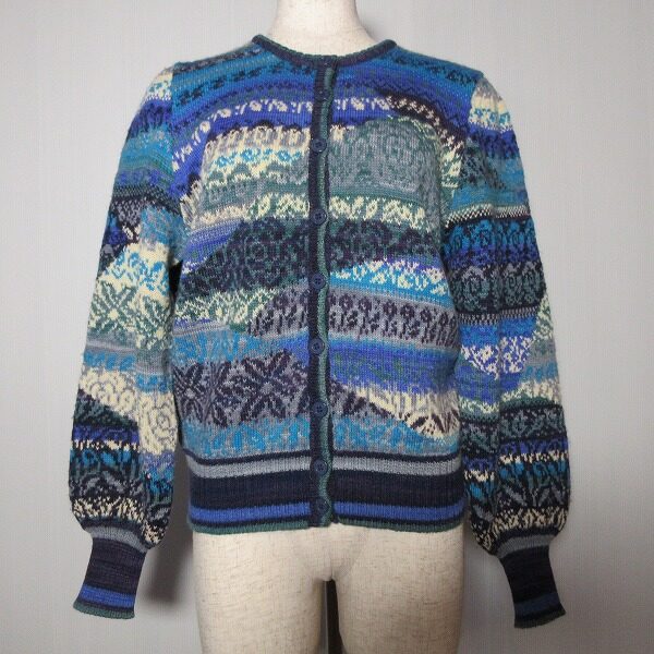 アルパカ素材で寒がりさんも安心！モリオカサチコのカーディガンを買取しました