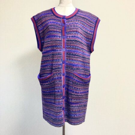 繊細ながらも大胆なモリオカサチコのベストを買取しました