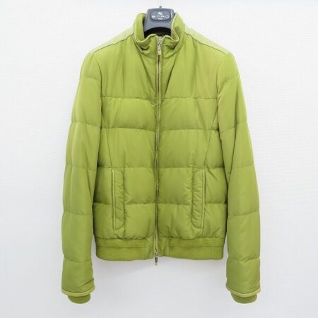 品のある黄緑で有意義なおしゃれを！エトロのダウンジャケットをお買取