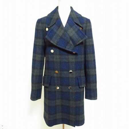 タータンチェックが大人可愛い マダムジョコンダのコートを買取しました