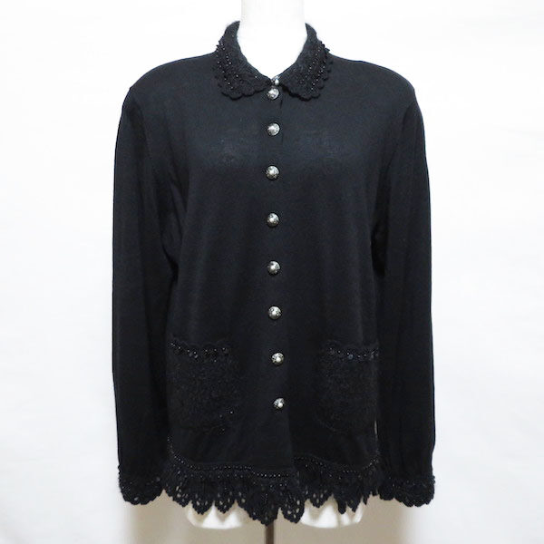 スパンコール×パールボタンが色っぽい ノンノンドールのカーディガンを買取しました