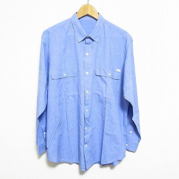 パパスのさわやかな長袖シャツをお買取しました！すっきりするブルーに見とれます