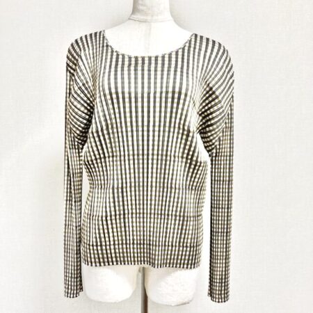 ギンガムチェックとプリーツのレアコラボ｜プリーツプリーズのカットソーをお買取