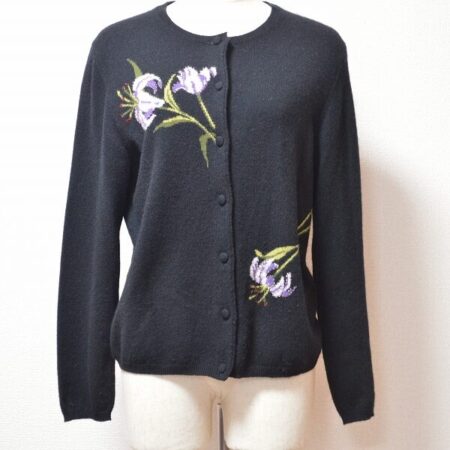マダムジョコンダのカーディガンをお買取｜上品なお花で美しい女性を演出