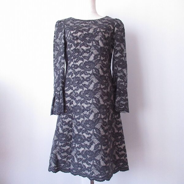 【お買取】エムズグレイシーのワンピース|クールと可愛さのいいとこどりなレース