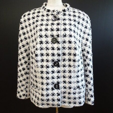 【お買取】エスカーダのジャケット｜詰まり過ぎていない千鳥格子がエレガント