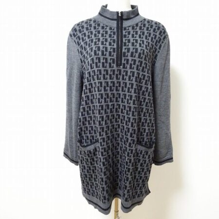 レリアンのニット情報！買取したジップアップ式で着やすいお洋服です