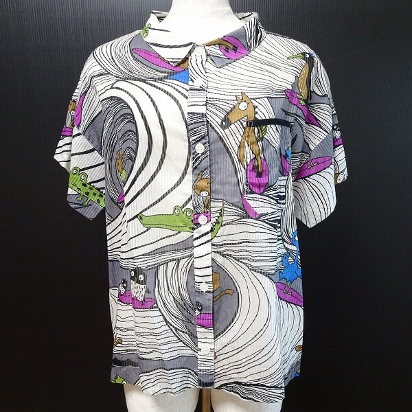 おしゃれな色合いに見とれる！アルベロベロのブラウスを買取しました