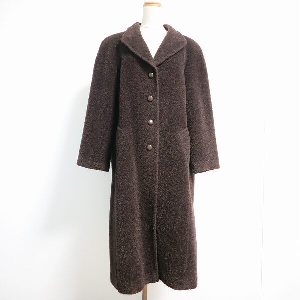 ジュンアシダのモヘヤコートを買取しました!安定ブラウンでこなれたおしゃれに