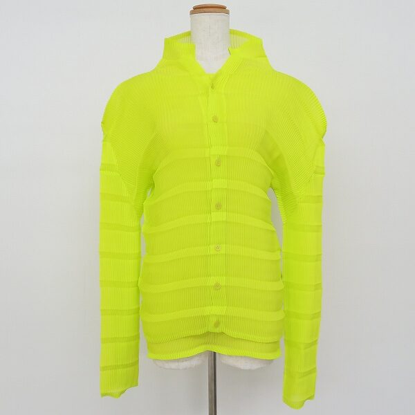 ミセスに人気のイッセイミヤケ！ネオンカラーのアンサンブルをお買取