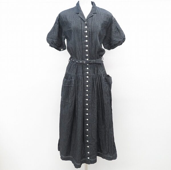 ピンクハウスのワンピースを買取しました！ブラック×フリル具合が清楚