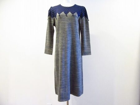 斉藤都世子のニットワンピースをお買取しました｜首元のドットも華やか