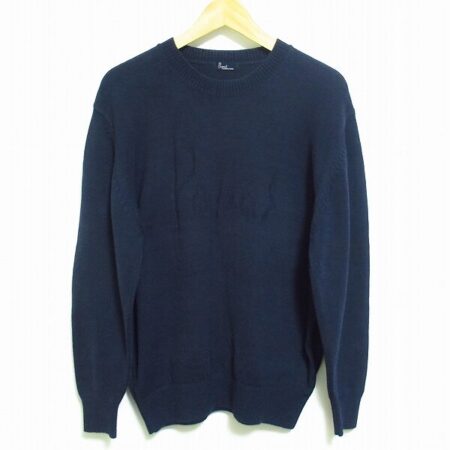 メンズブランド パパス｜スマートな紺のニットをお買取しました