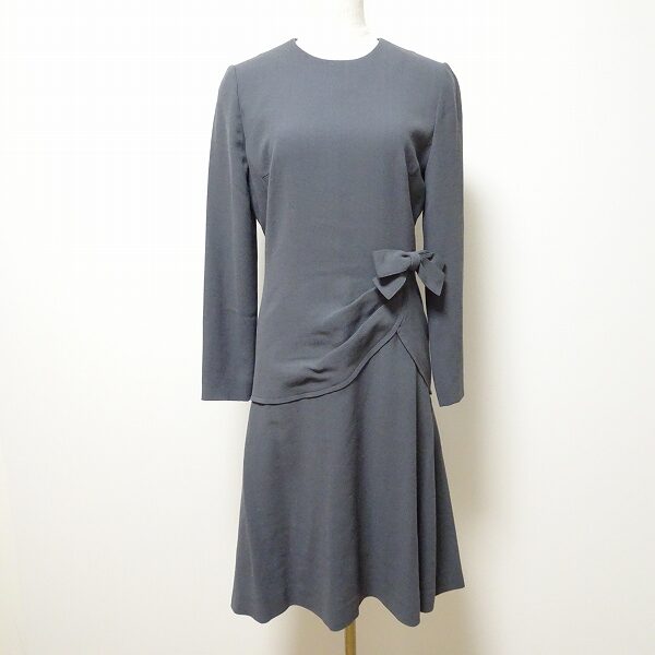 ジュンアシダのワンピースを買取しました｜ウエストリボンがアクセントに