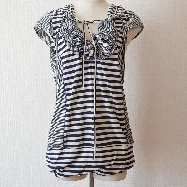 【アルバロッサ お買取】カジュアル可愛い！ボーダーのカットソーです