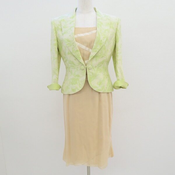ミスアシダのスリーピースをお買取｜さわやか黄緑のジャケットが珍しい