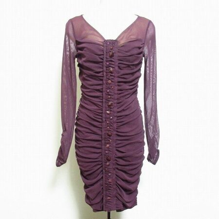 色っぽい紫にみとれる ミスアシダのワンピースを買取しました