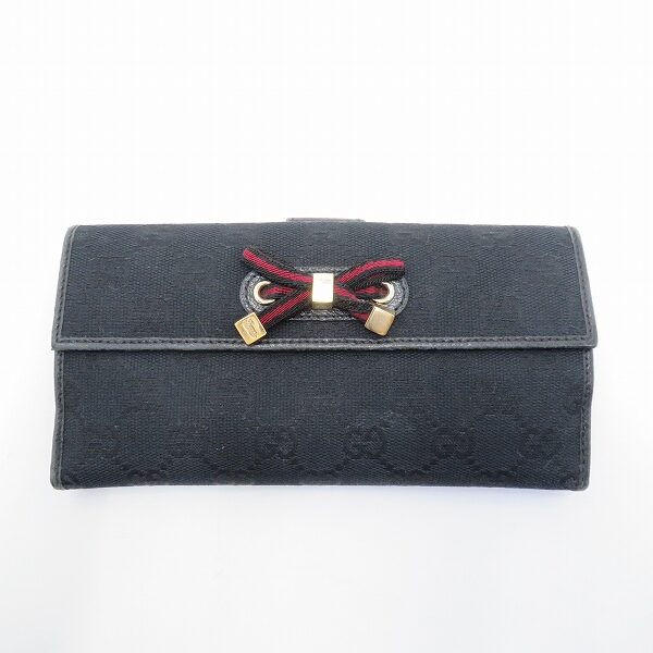 【お買取】落ち着いた色合いに見とれるグッチのお財布