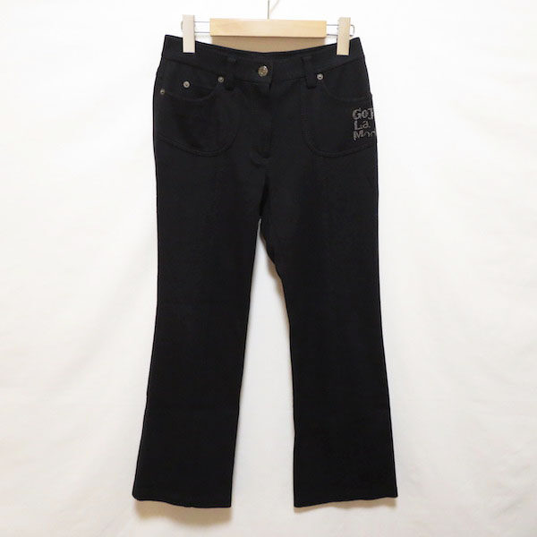 煌びやかすぎないラインストーンが上品 伊太利屋のパンツを買取しました