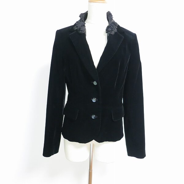 ベロア調でセクシー ハナエモリのジャケットをお買取