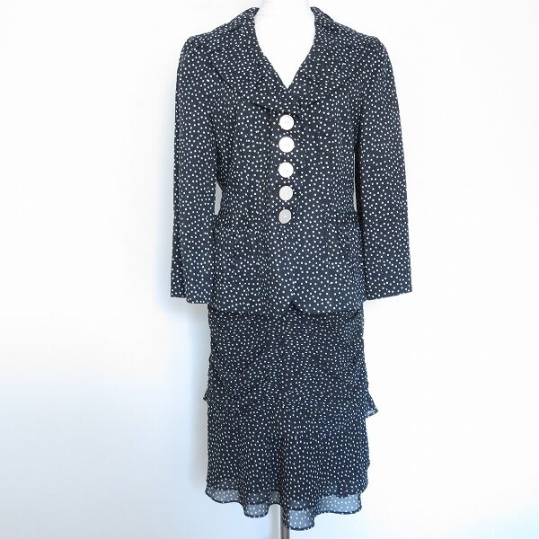 すっきりなドットに引き込まれる マダムジョコンダのセットアップをお買取