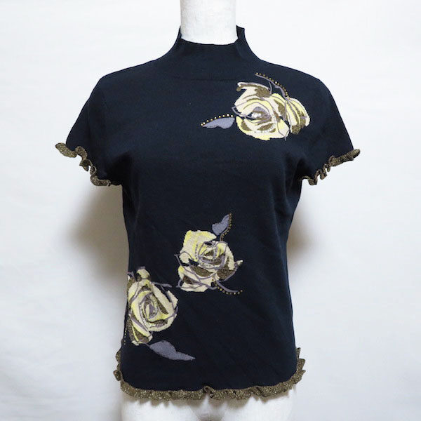 バラとフリルの程よい組み合わせ エムズグレイシーのセーターをお買取