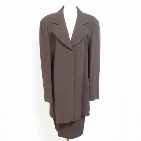 【お買取】マックスマーラのスカートスーツ｜安らぐ茶色が素敵