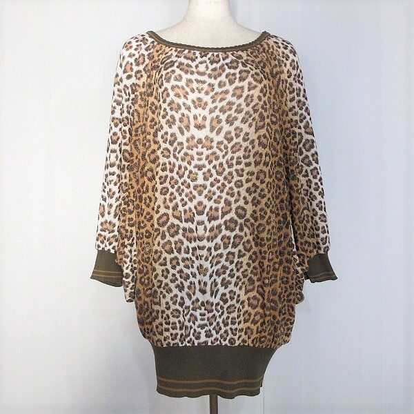 ザ・伊太利屋なニット!ヒョウ柄カットソーをお買取