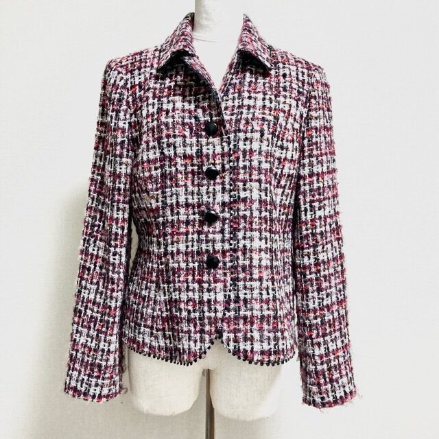シニア向けブランド レリアン お買取｜様になるツイードジャケットです