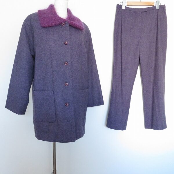 深くて上品な紫 エルミダのセットアップを出張買取しました