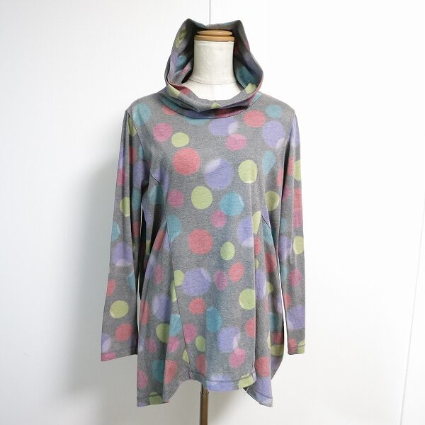 お買取したドットが可愛い！キューブキューブセンソユニコのチュニック