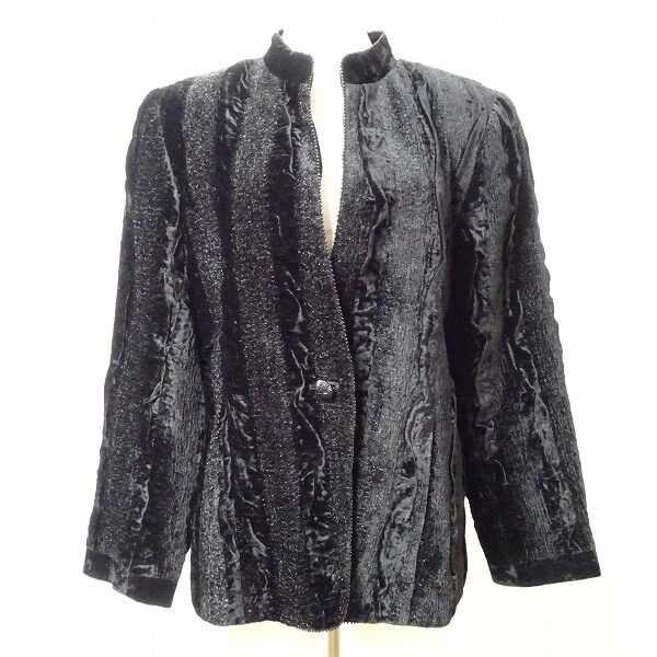 レリアンのジャケットを買取しました｜ベロアとシワ加工がゴージャス！