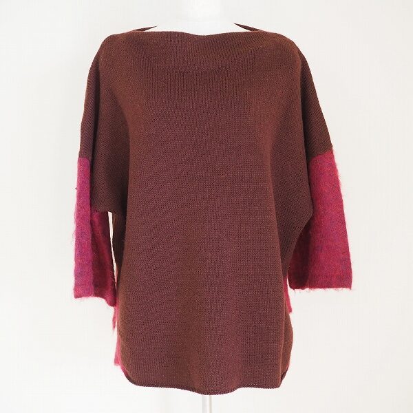 芽風センソユニコのセーターを買取～ボートネック×七分袖でスッキリ