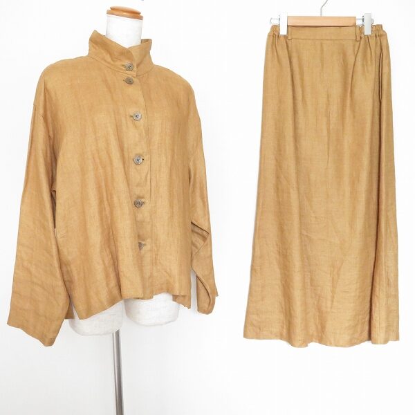 明るく美しい色味が素敵！買取したリネン素材のヤッコマリカルド ザ ジャンプ セットアップ