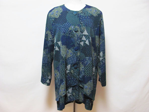 【お買取しました】シセンドウのチュニック！紺と緑のハーモニーが素敵