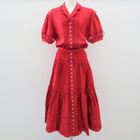 ピンクハウスのワンピースをお買取｜真っ赤とレースのバランスにときめく