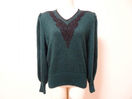 【お買取 ソワレドヒロミ】ディープグリーンに魅了されるニットです！