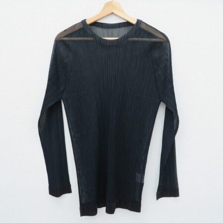 イッセイミヤケメンのカットソーをお買取｜メッシュとプリーツで涼しさアップ！