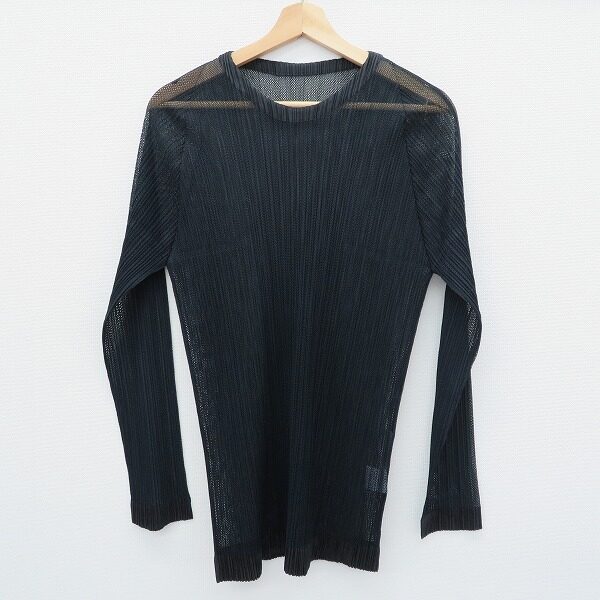 イッセイミヤケメンのカットソーをお買取｜メッシュとプリーツで涼しさアップ！