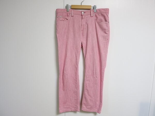 メンズ ARMANICOLLEZIONIのパンツをお買取しました！ピンク×デニムのレアアイテム