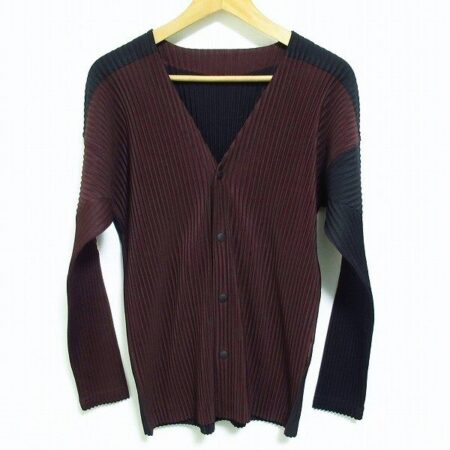 オムプリッセイッセイミヤケのメンズカーディガンを出張買取しました