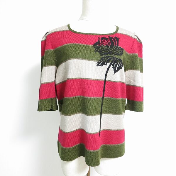 【サイトウトヨコ ニット お買取】元気がでるイタリアンカラーです